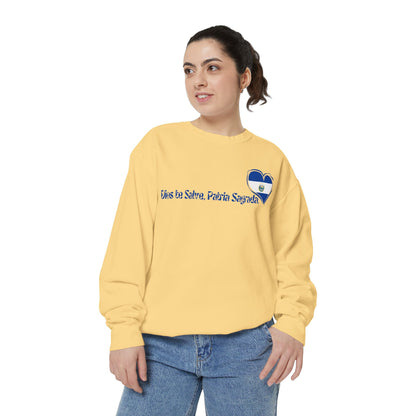 Celebrate El Salvador Independence- Unisex Garment-Dyed Sweatshirt, Comfy Sweatshirt, Gift for Independence Day, Cozy Hoodie, National Pride Wear, [...]