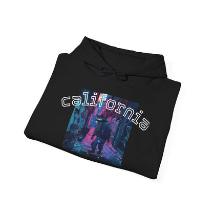 Urban Night Vibes Hoodie - Unisex Heavy Blend™ Sweatshirt, Cozy Streetwear, Chill Fashion, Gift for Her or Him, Fall/Winter Essential