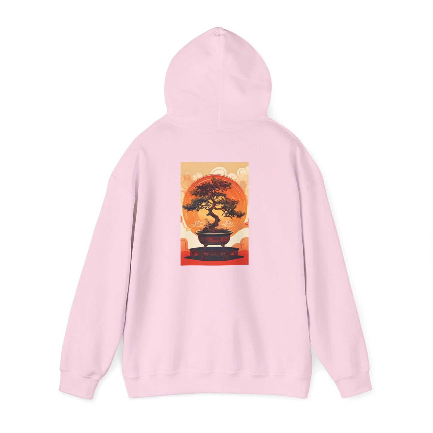 Oriental Tree Unisex Hoodie, Cozy Sweatshirt, Gift for Nature Lovers, Autumn Fashion, Casual Wear, Unique Graphic Apparel