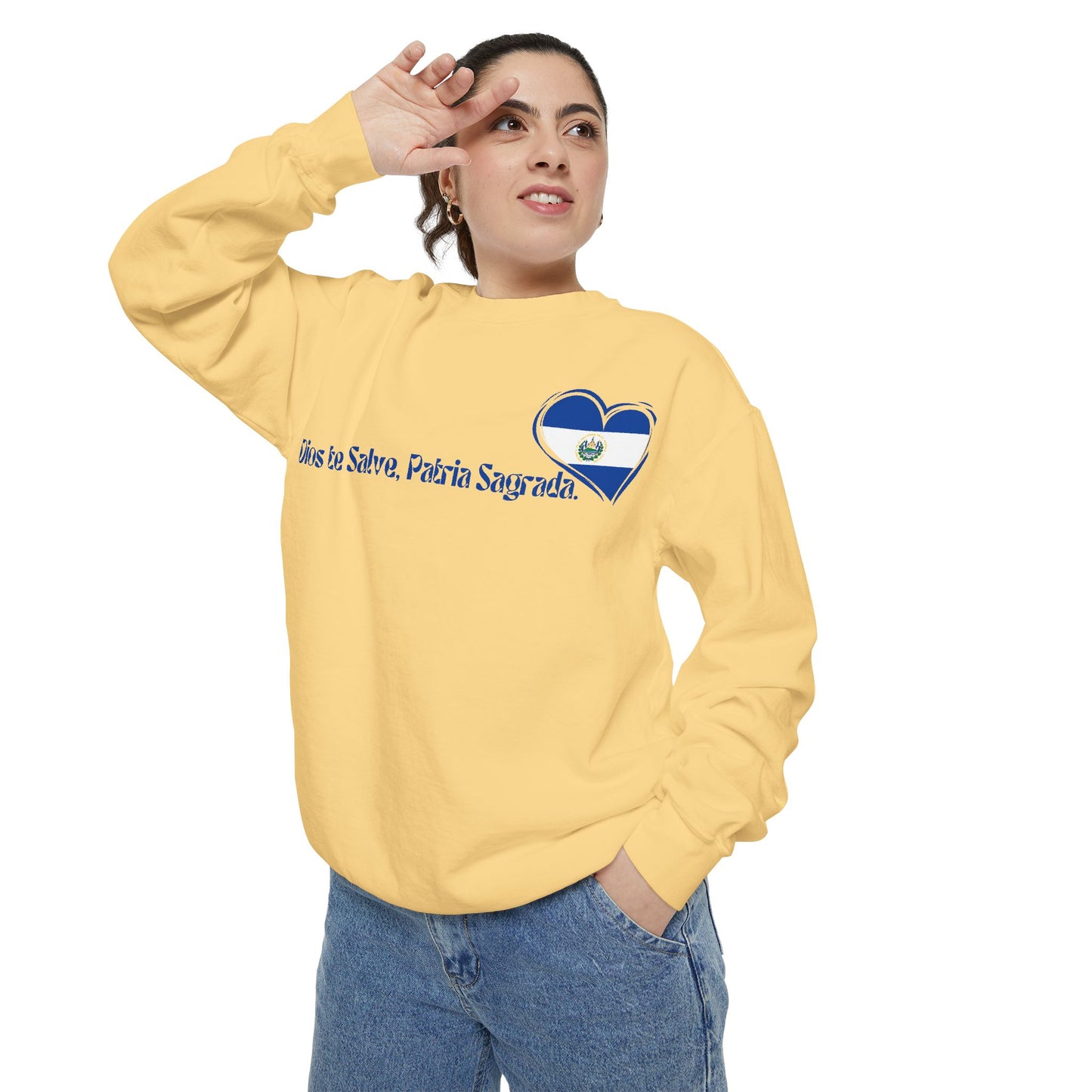 Celebrate El Salvador Independence- Unisex Garment-Dyed Sweatshirt, Comfy Sweatshirt, Gift for Independence Day, Cozy Hoodie, National Pride Wear, [...]