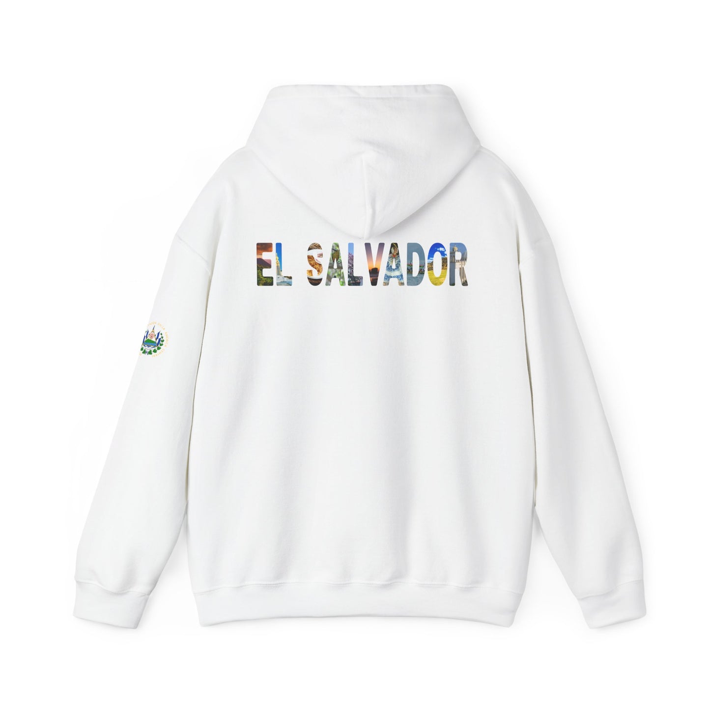 El Salvador Graphic Hoodie - Cozy Unisex Sweatshirt for Travel Lovers, Gift for Friends, Casual Wear, Holiday Apparel