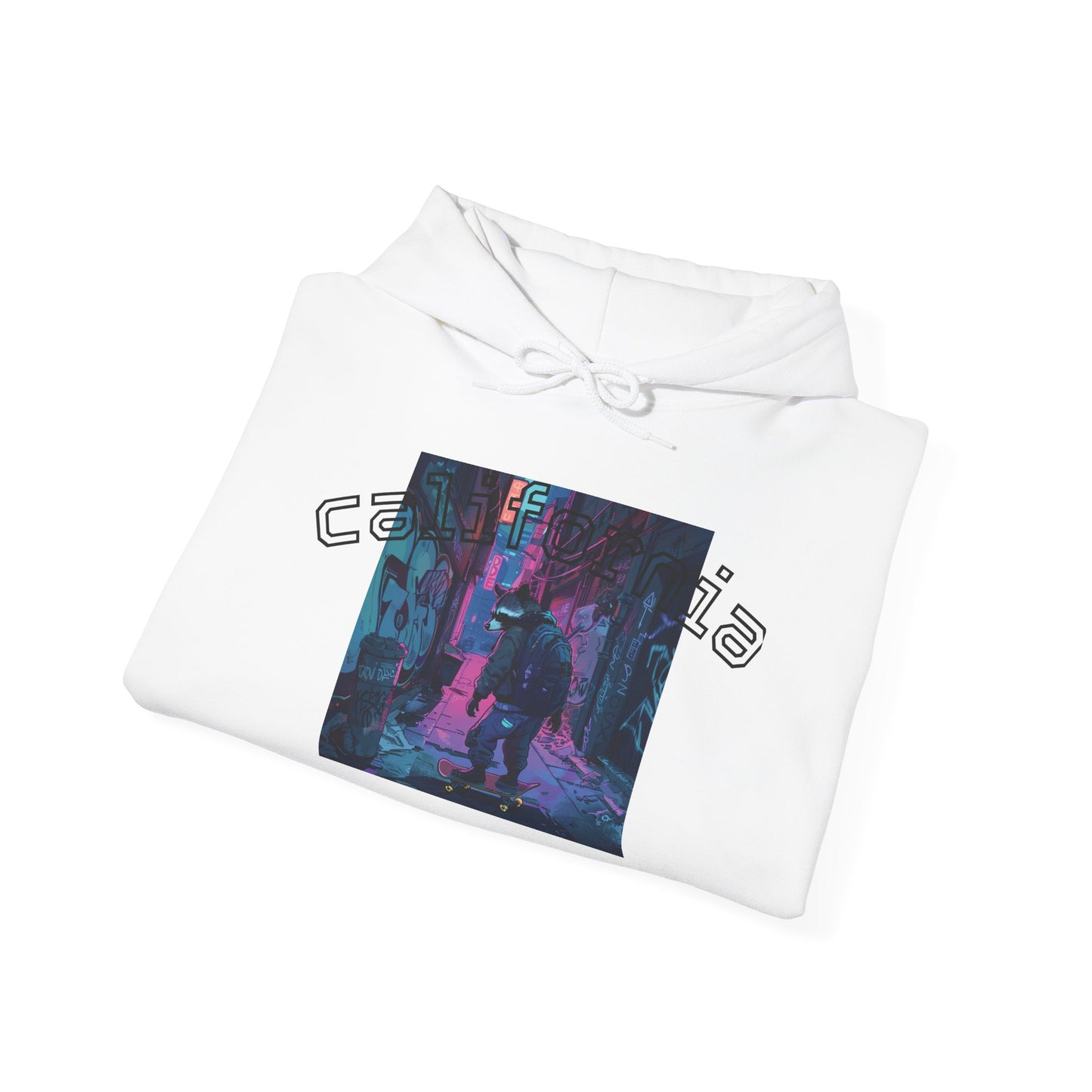 Urban Night Vibes Hoodie - Unisex Heavy Blend™ Sweatshirt, Cozy Streetwear, Chill Fashion, Gift for Her or Him, Fall/Winter Essential