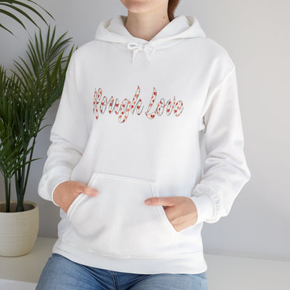 Rough Love Hooded Sweatshirt | Cozy Unisex Hoodie, Perfect Gift for Friends, Casual Wear, Street Style, Holiday Favorite