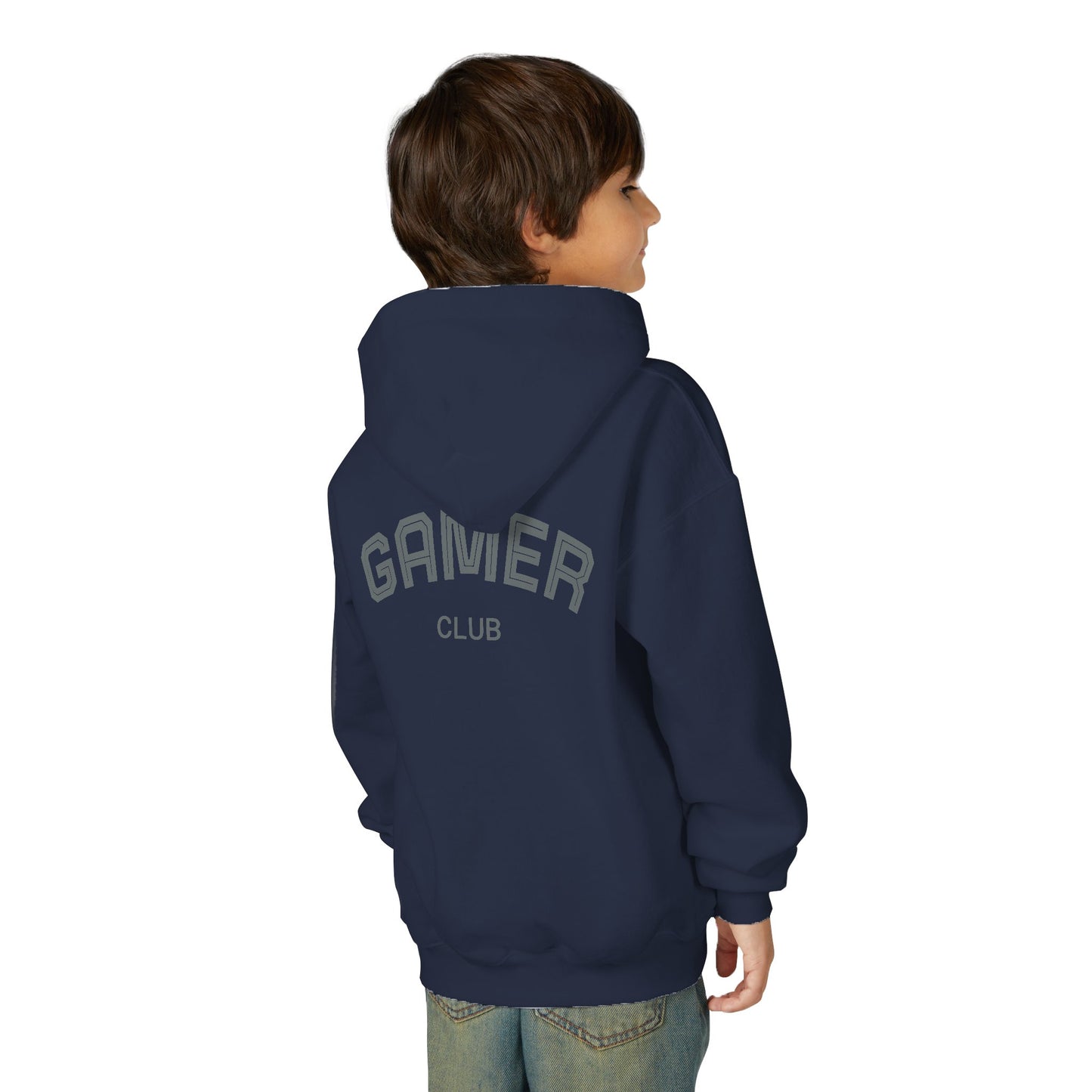 Gamer Club Youth Hoodie | Cool Gift for Gamers | Video Game Sweatshirt | Perfect for Birthdays & Holidays | Casual Comfort
