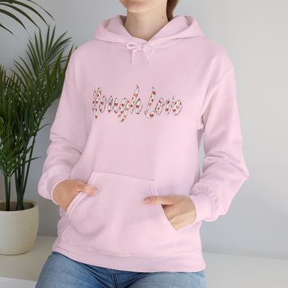 Rough Love Hooded Sweatshirt | Cozy Unisex Hoodie, Perfect Gift for Friends, Casual Wear, Street Style, Holiday Favorite