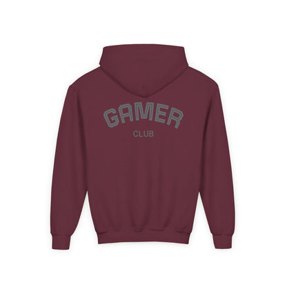 Gamer Club Youth Hoodie | Cool Gift for Gamers | Video Game Sweatshirt | Perfect for Birthdays & Holidays | Casual Comfort