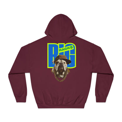 LA & BIG RACKS Hooded Sweatshirt, Unisex Hoodie, Funny Sweatshirt, Gift for Dog Lovers, Casual Wear, Streetwear Style