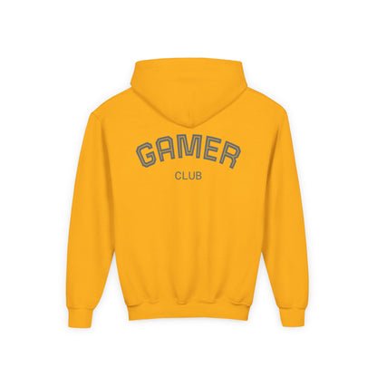 Gamer Club Youth Hoodie | Cool Gift for Gamers | Video Game Sweatshirt | Perfect for Birthdays & Holidays | Casual Comfort