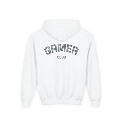 Gamer Club Youth Hoodie | Cool Gift for Gamers | Video Game Sweatshirt | Perfect for Birthdays & Holidays | Casual Comfort