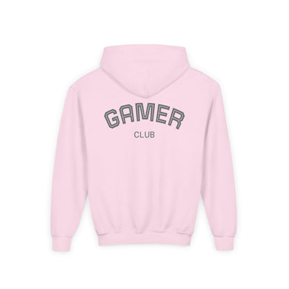 Gamer Club Youth Hoodie | Cool Gift for Gamers | Video Game Sweatshirt | Perfect for Birthdays & Holidays | Casual Comfort