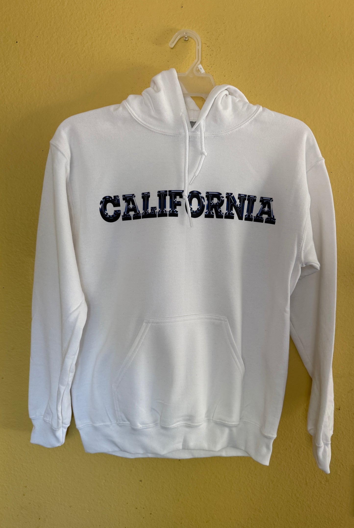 California Hoodie • White Unisex Sweatshirt • West Coast Gift • Cali Retro • California Sweater