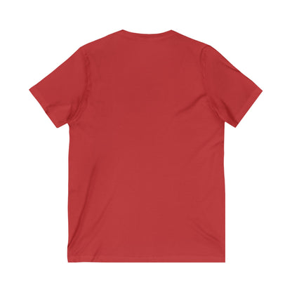 Rough Love V-Neck Tee, Unisex Short Sleeve Shirt, Gift for Her, Casual T-Shirt, Holiday Apparel, Everyday Wear, Cute Graphic Tee