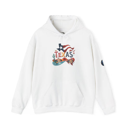 Texas Pride Hooded Sweatshirt - Unisex Heavy Blend, Cozy Texas Apparel, Graphic Sweatshirt for Men & Women, Gift for Texans, State [...]