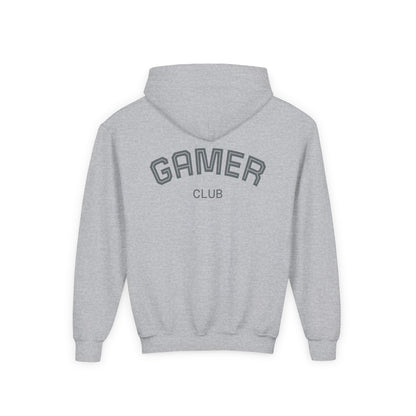 Gamer Club Youth Hoodie | Cool Gift for Gamers | Video Game Sweatshirt | Perfect for Birthdays & Holidays | Casual Comfort