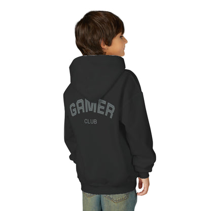 Gamer Club Youth Hoodie | Cool Gift for Gamers | Video Game Sweatshirt | Perfect for Birthdays & Holidays | Casual Comfort