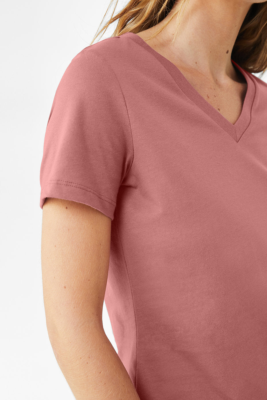 Women’s Relaxed V-Neck T-Shirt – Ultra-Soft 100% Airlume Cotton | Lightweight 4.2 oz Premium Jersey Tee