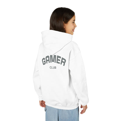 Gamer Club Youth Hoodie | Cool Gift for Gamers | Video Game Sweatshirt | Perfect for Birthdays & Holidays | Casual Comfort