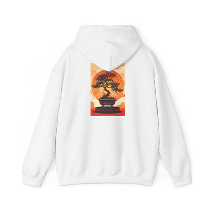 Oriental Tree Unisex Hoodie, Cozy Sweatshirt, Gift for Nature Lovers, Autumn Fashion, Casual Wear, Unique Graphic Apparel