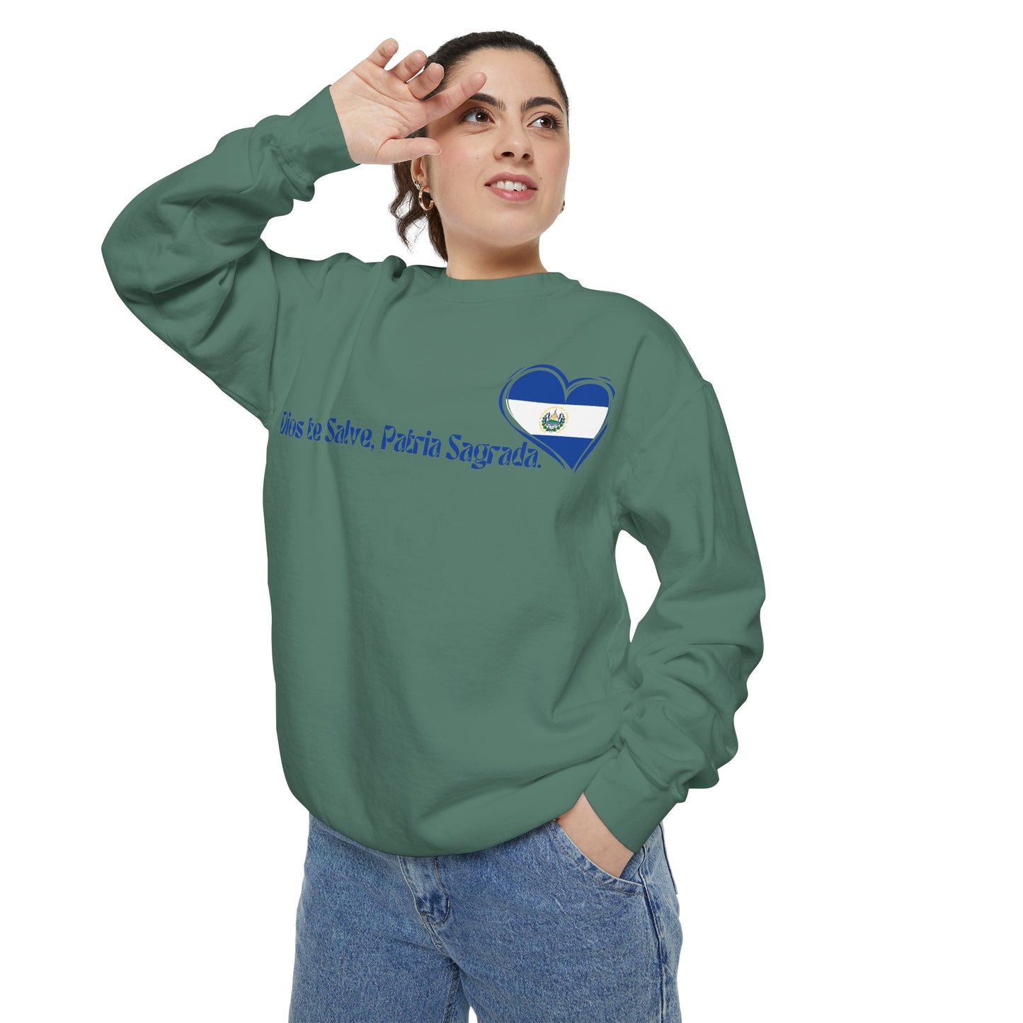 Celebrate El Salvador Independence- Unisex Garment-Dyed Sweatshirt, Comfy Sweatshirt, Gift for Independence Day, Cozy Hoodie, National Pride Wear, [...]