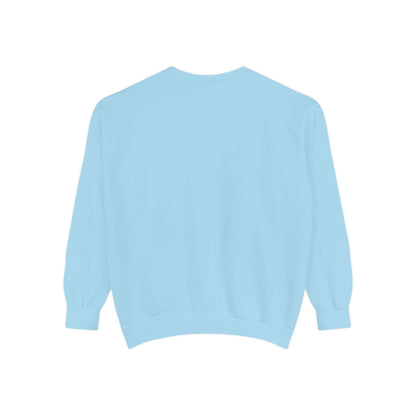 California Vibes Garment-Dyed Sweatshirt, Cozy Unisex Sweatshirt, Summer Apparel, Travel Gift, Beachwear, Casual Outfit