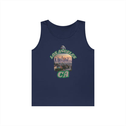 Los Angeles Vintage Graphic Tank Top, Casual Summer Wear, Beach Day Outfit, Vacation Apparel, Gift for Travelers