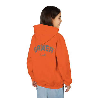 Gamer Club Youth Hoodie | Cool Gift for Gamers | Video Game Sweatshirt | Perfect for Birthdays & Holidays | Casual Comfort