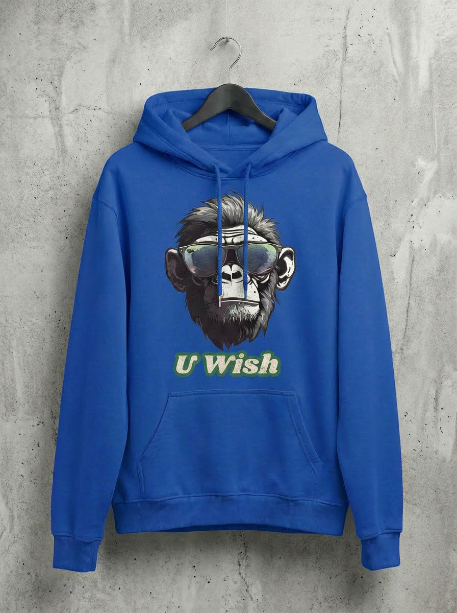 U Wish Monkey Hoodie