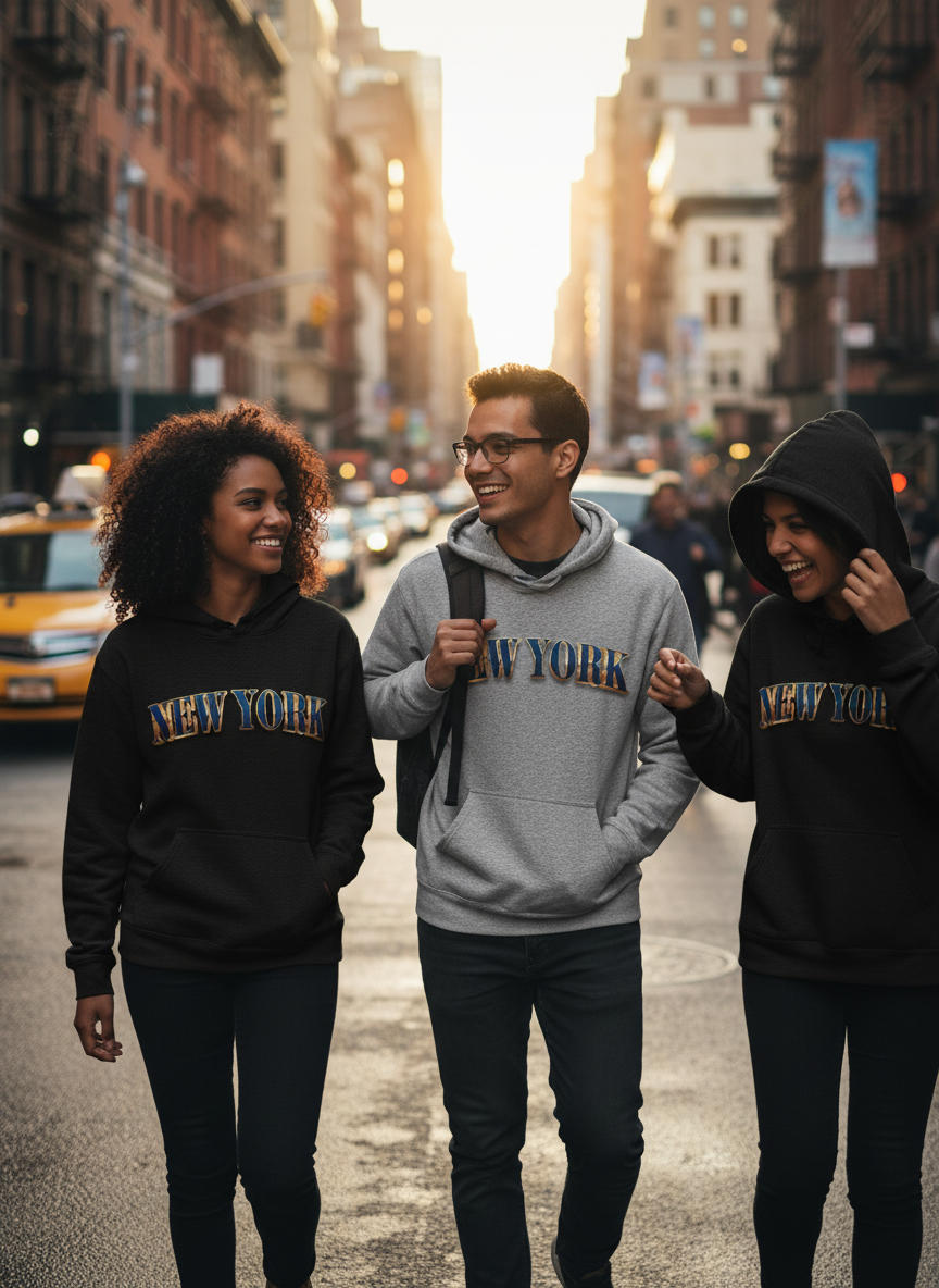 New York Hoodie • NYC Streetwear Hoodie