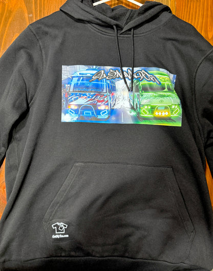 El Salvador Custom Coasters Hoodie – Retro Salvadoran Graphic