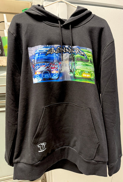 El Salvador Custom Coasters Hoodie – Retro Salvadoran Graphic