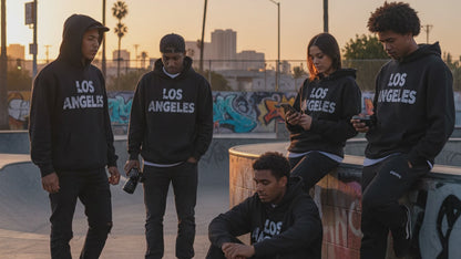 Los Angeles Hoodie • Black LA Hoodie