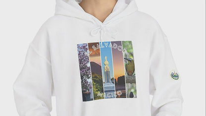 El Salvador Mágico Hoodie | Unisex Black Hoodie | Salvadoran Heritage Sweatshirt | Travel Gift | Latin America Streetwear